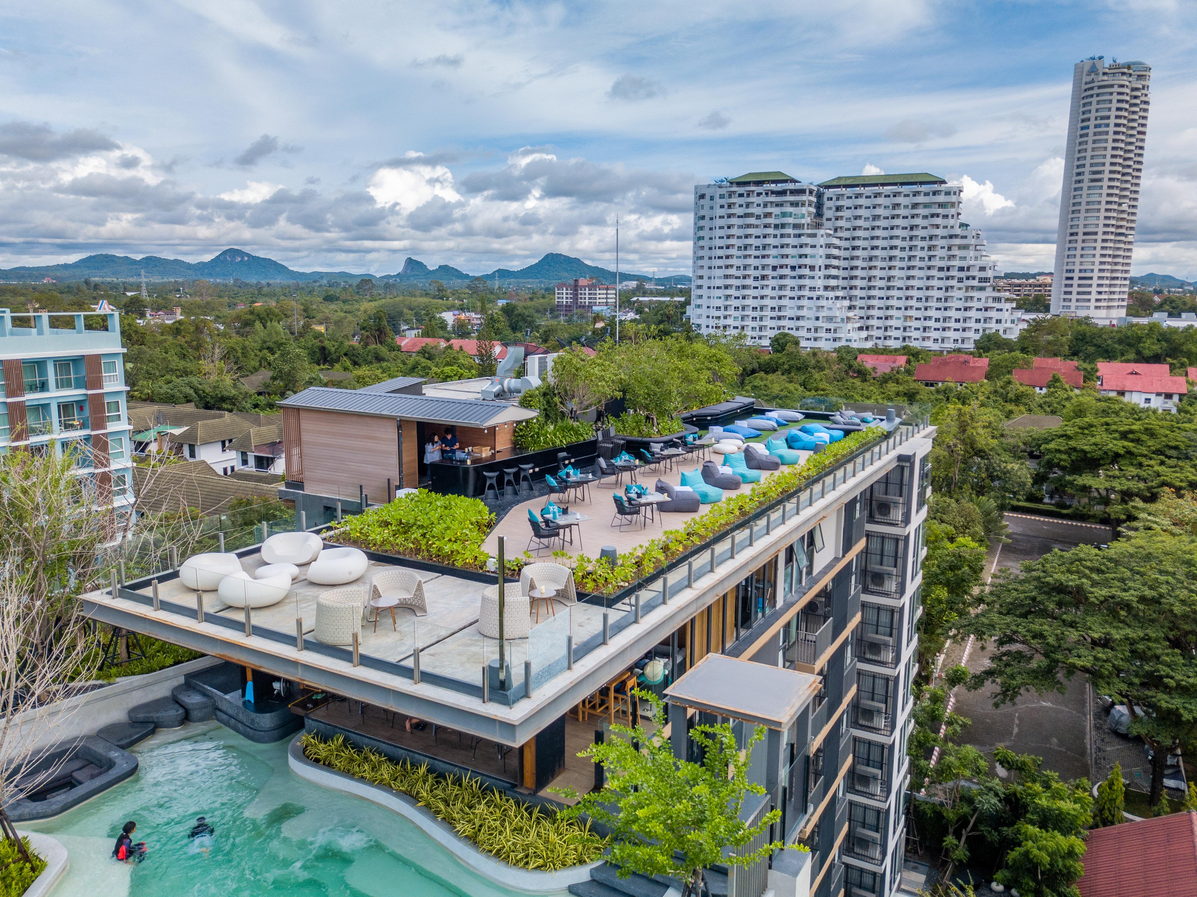Cross Vibe Pattaya Seaphere Na Chom Thian Dış mekan fotoğraf